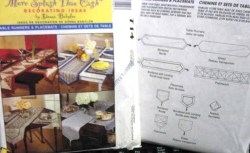 2065 MCCALLS ECONO DECORATED TABLE RUNNERS, PLACEMATS, LINENS PATTERN